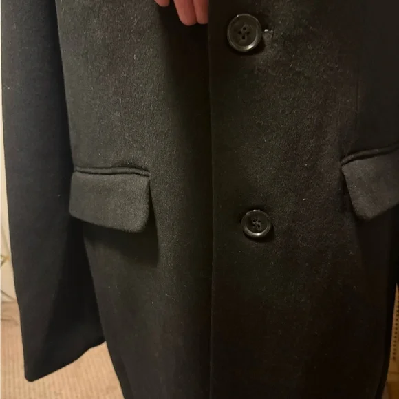 Banana Republic Men's Black Trench Coat - Picture 3 of 7